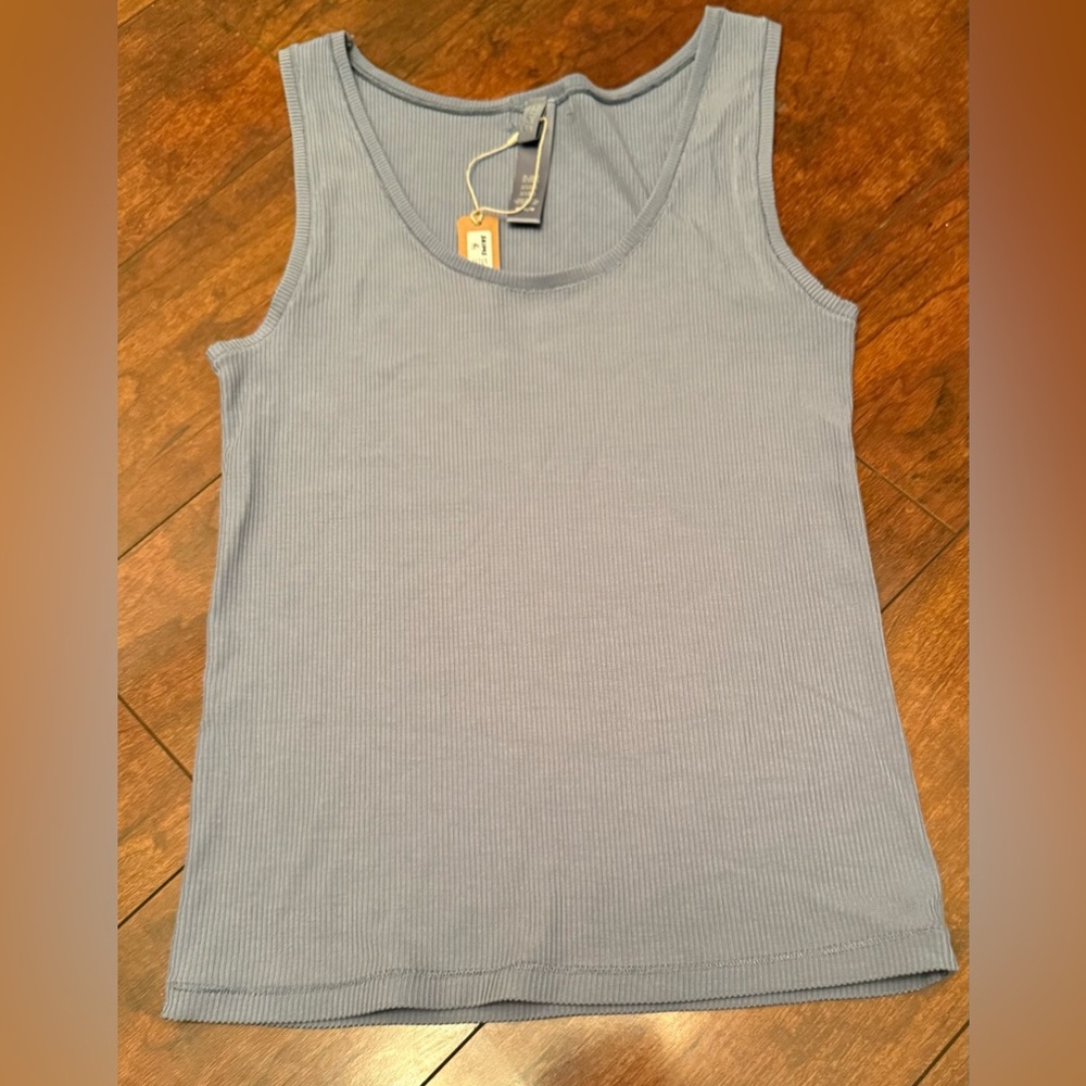 SKIMS Soft Lounge Ribbed Tank in Slate